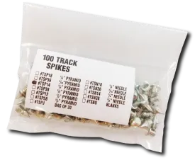 10 Seconds® Track Spikes Bulk | 3/8" Pyramid