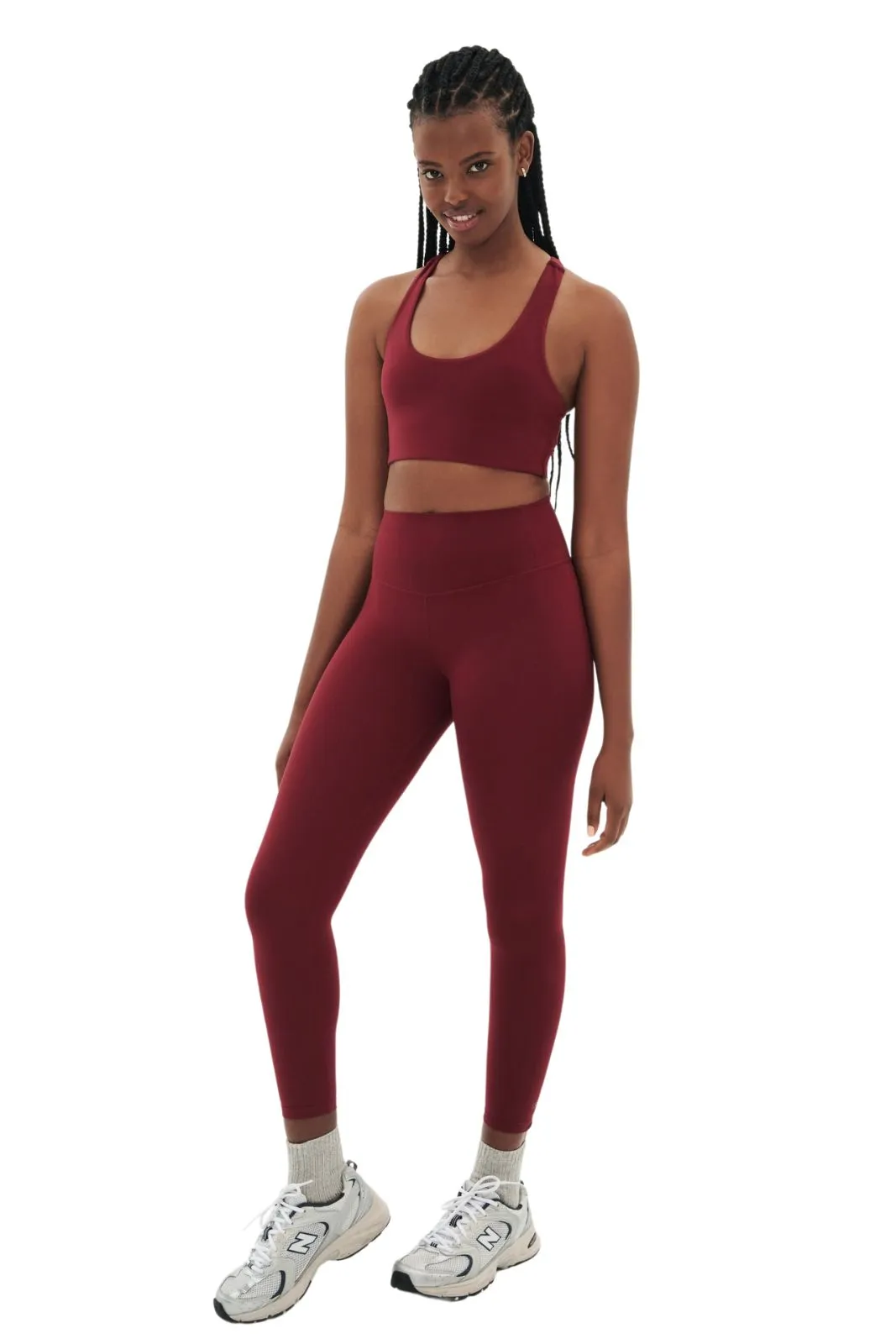 Airweight High Waist 7/8, Bordeaux