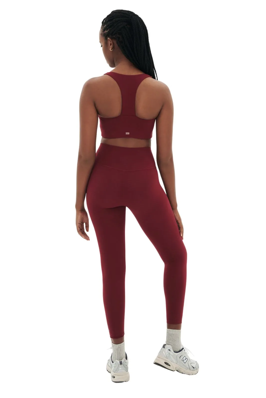 Airweight High Waist 7/8, Bordeaux