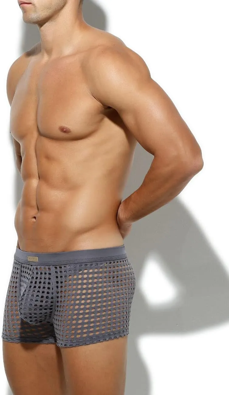 Arjen Kroos Mens Boxer Briefs Breathable Hot Mesh Underwear