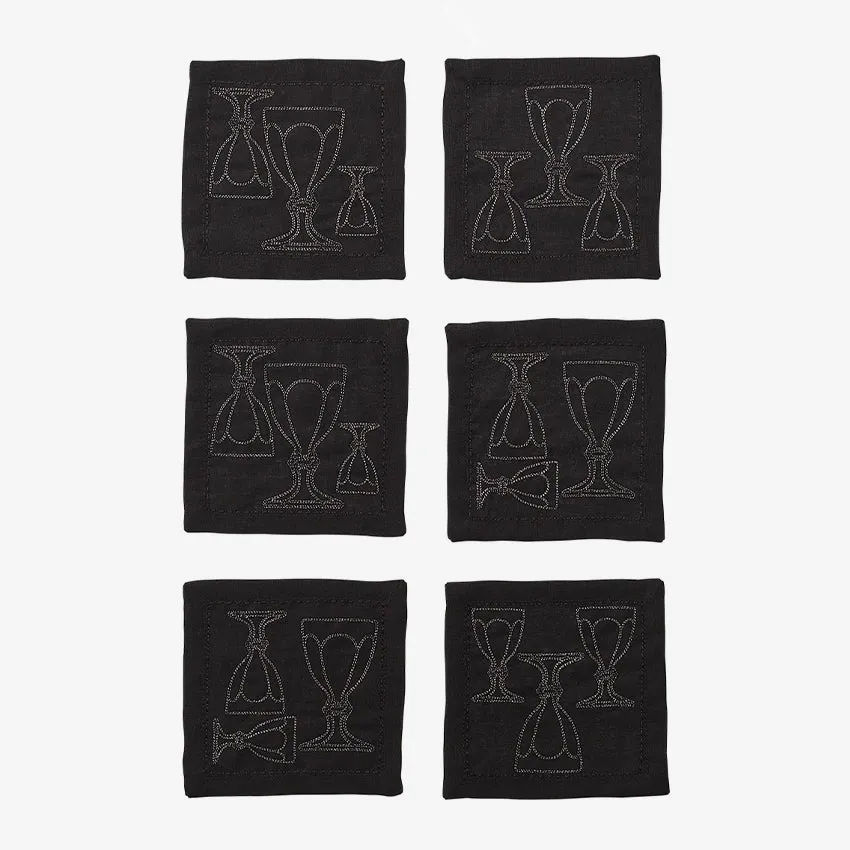Baccarat X Kim Seybert | Harcourt Cocktail Napkin