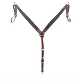 BC1182 - Brown Suede Breast Collar