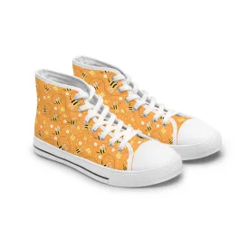 Bees Women's High Top Sneakers