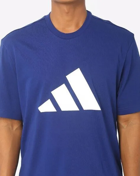 Brand Logo Print Crew-Neck T-shirt-Ha8542