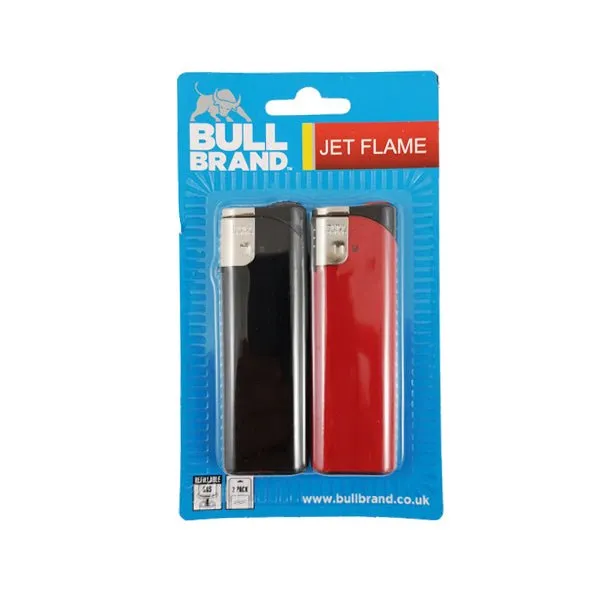 Bull Brand Jet Flame Lighters 2 Pack
