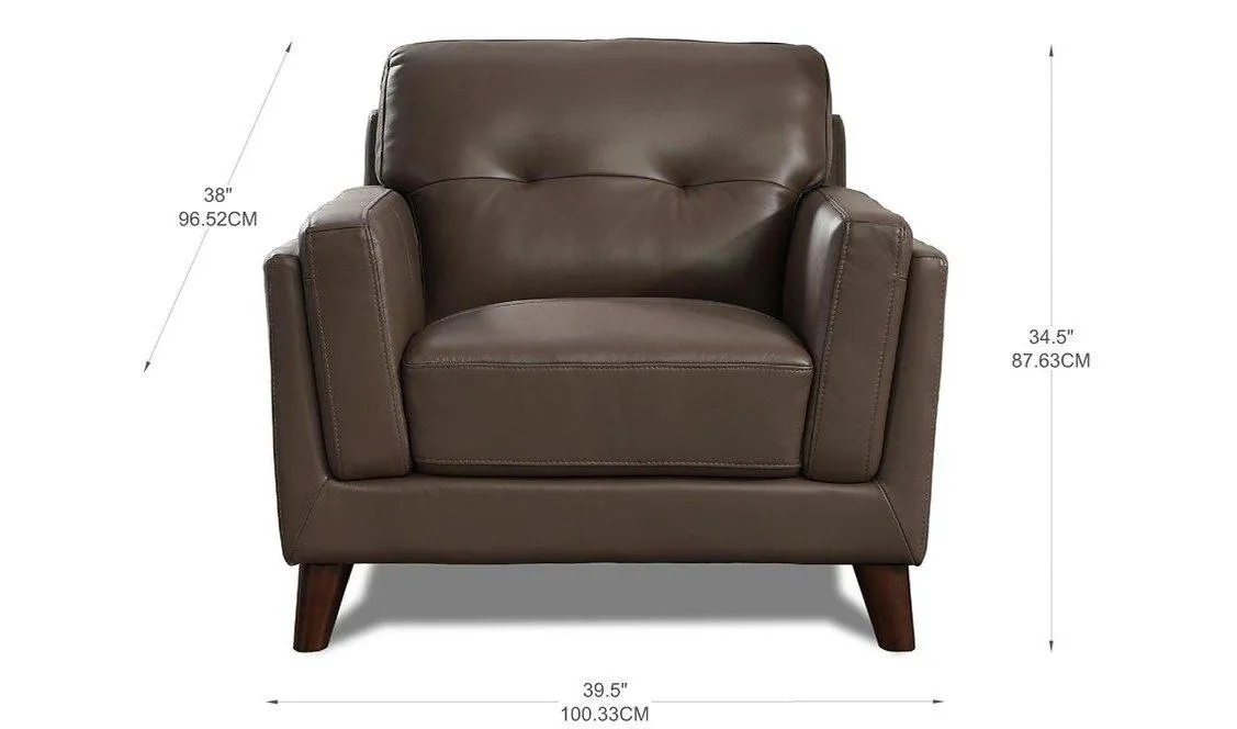 Huntington Leather Sofa Collection, Granite Gray