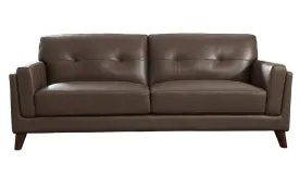 Huntington Leather Sofa Collection, Granite Gray