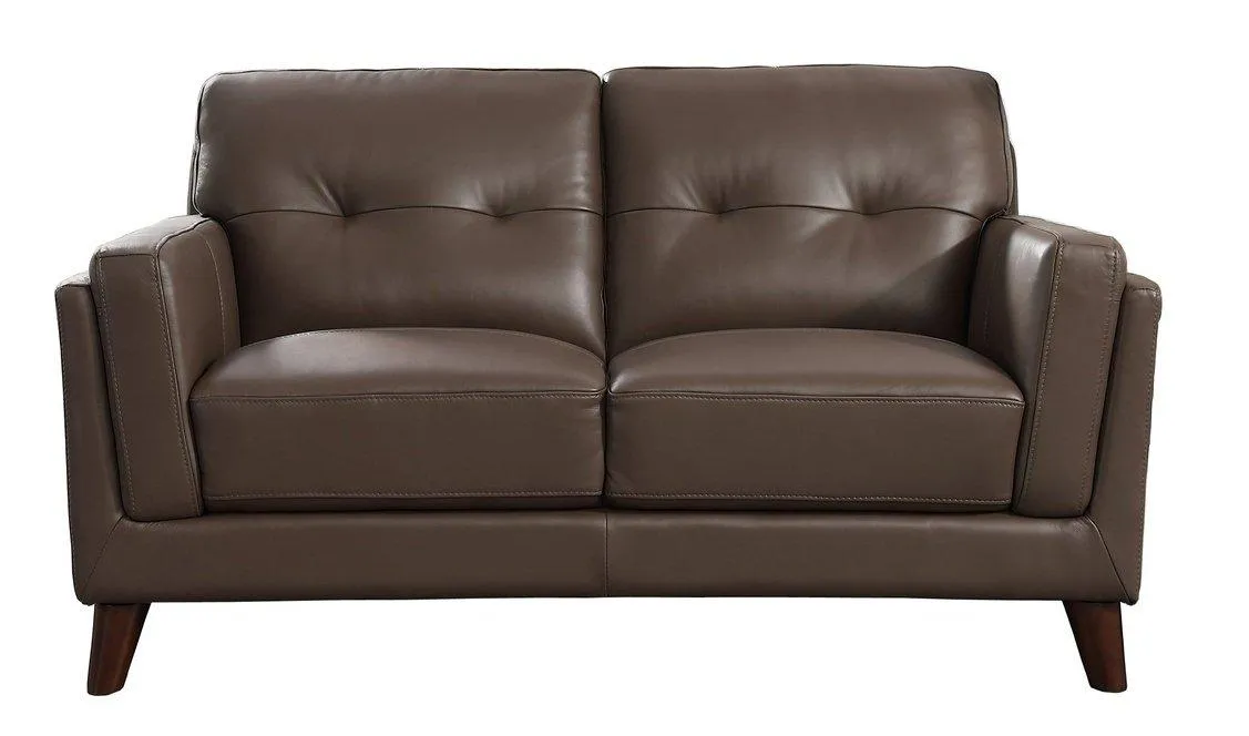 Huntington Leather Sofa Collection, Granite Gray
