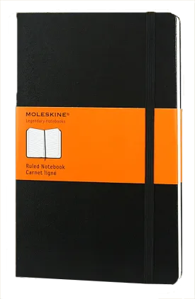 Large Notebook Cover Moleskine Brand Lined Filler