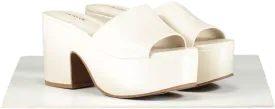 Larroude Cream The Miso Platform Sandals UK 5 EU 38 👠