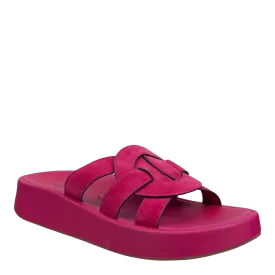 NAKED FEET - MARKET in PINK Platform Sandals