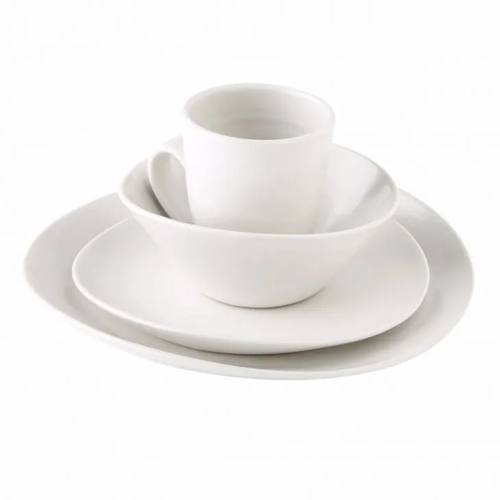 Simon Pearce Barre 4-piece setting with cereal bowl