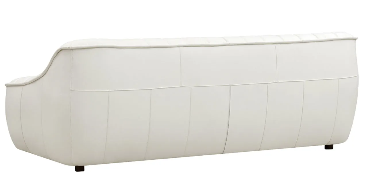 Snug Leather Sofa Collection, Cream White