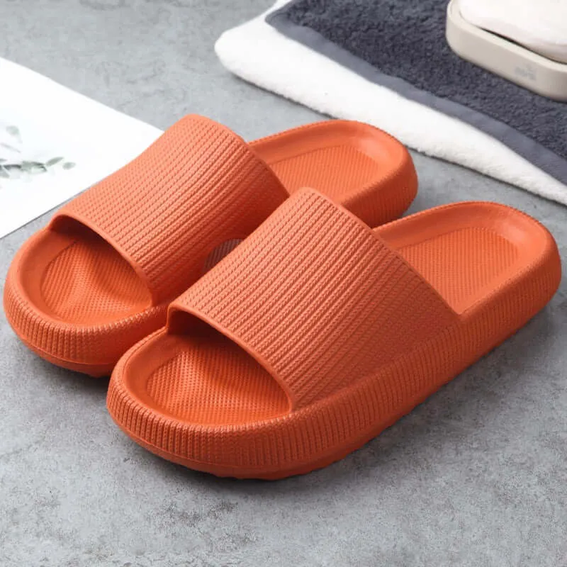 Unisex Thick Platform Sandals / Slippers Year Round Wear Soft Sole Leisure Indoor / Outdoor Comfort