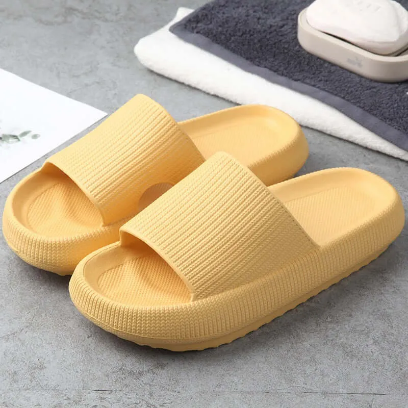 Unisex Thick Platform Sandals / Slippers Year Round Wear Soft Sole Leisure Indoor / Outdoor Comfort