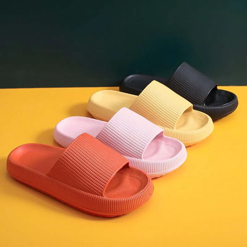 Unisex Thick Platform Sandals / Slippers Year Round Wear Soft Sole Leisure Indoor / Outdoor Comfort