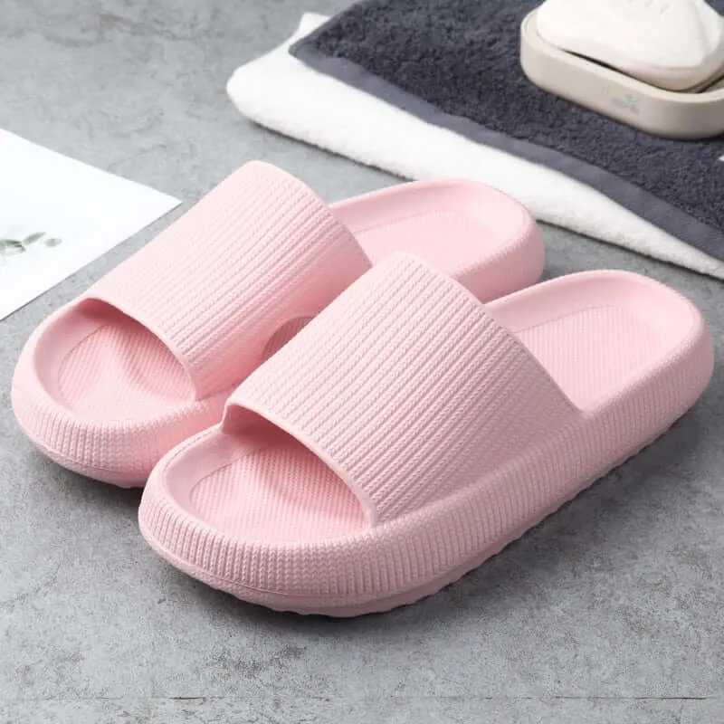 Unisex Thick Platform Sandals / Slippers Year Round Wear Soft Sole Leisure Indoor / Outdoor Comfort